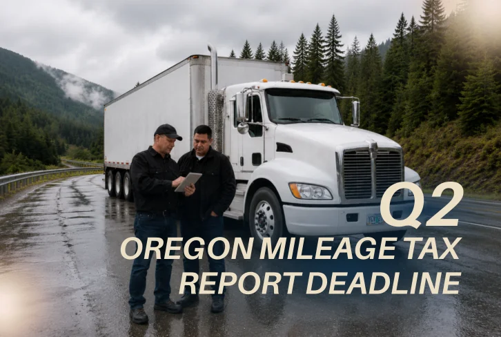 Q2 Oregon Mileage Tax Report Deadline: What Truckers Need Before August 31