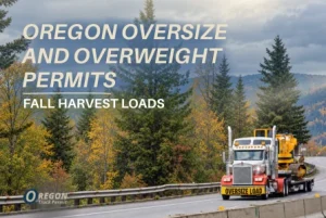Oversized truck in Oregon