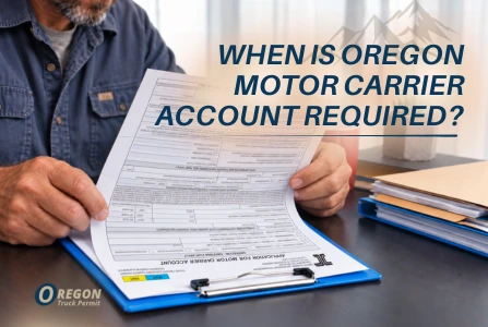 When Is Oregon Motor Carrier Account Required?